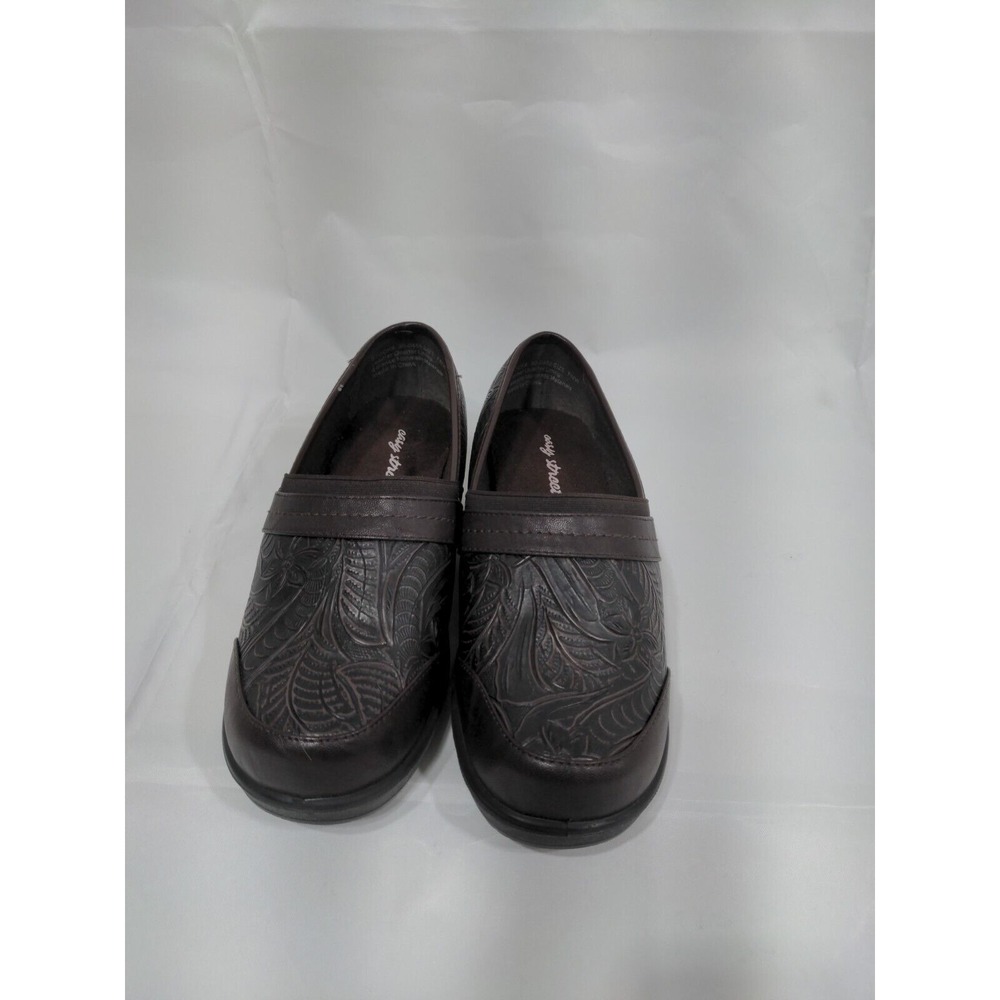 EASY STREET Origin Clogs Brown Floral Size 7